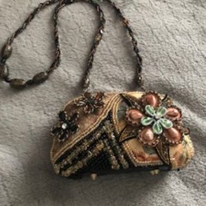 M&W Unique Beaded Purse NWT
